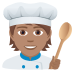 🧑🏽‍🍳 cook: medium skin tone display on JoyPixels